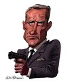Cartoon: Red Grant (small) by Ian Baker tagged red,grant,robert,shaw,james,bond,caricature,spies,from,russia,with,love,villain,gun,sixties,007,bad,guy