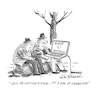 Cartoon: Waiting for Godot (small) by Ian Baker tagged ian baker carton gag magazine play literature film waiting for godot