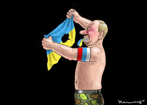 Cartoon: AGGRESSIVER PUTIN 2 (medium) by marian kamensky tagged babtschenko,ukraine,russland,putin,mord,babtschenko,ukraine,russland,putin,mord