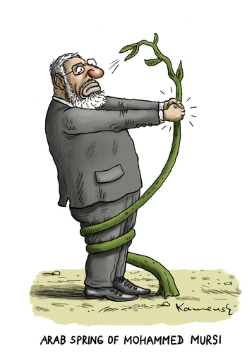 Cartoon: Arabischer Frühling mit Mursi (medium) by marian kamensky tagged mohammed,mursi,isalmunruhen,botschaft,erstürmung,ägypten,mohammed,mursi,isalmunruhen,botschaft,erstürmung,ägypten
