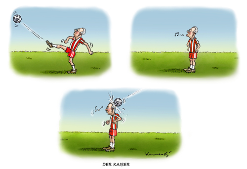 Cartoon: DER KAISER (medium) by marian kamensky tagged fbi,und,blatter,fifa,fussbal,platini,dfb,beckenbauer,kaiser,korruption,rücktritt,fbi,und,blatter,fifa,fussbal,platini,dfb,beckenbauer,kaiser,korruption,rücktritt