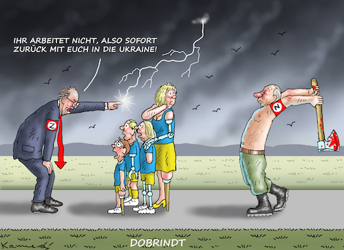 Cartoon: DOBRINDT (medium) by marian kamensky tagged dobrindt,dobrindt