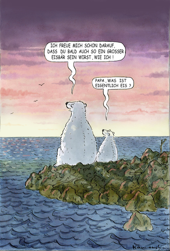 Cartoon: Eisbären (medium) by marian kamensky tagged humor