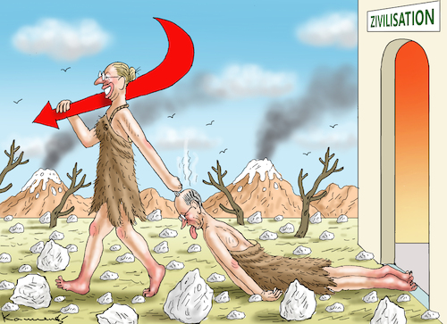 Cartoon: ENTMERZUNG (medium) by marian kamensky tagged perfektes,stadtbild,afd,cdu,merz,faschismus,perfektes,stadtbild,afd,cdu,merz,faschismus