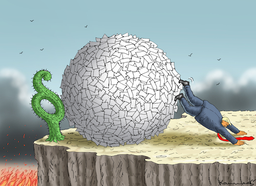 Cartoon: EPSTEIN AKTEN MISTKÄFER (medium) by marian kamensky tagged epstein,akten,mistkäfer,trump,epstein,akten,mistkäfer,trump