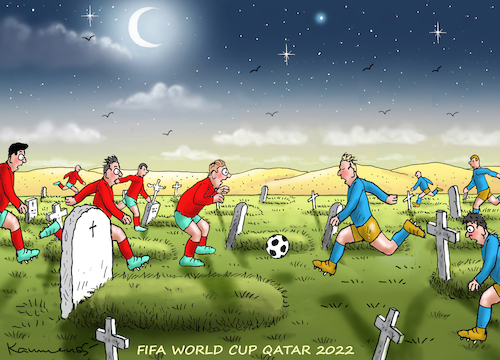 Cartoon: FIFA WORLD CUP QUATAR 2022 (medium) by marian kamensky tagged fifa,world,cup,quatar,2022,fifa,world,cup,quatar,2022