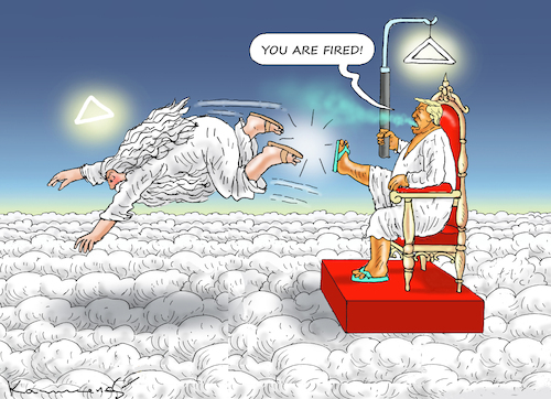 GOD IS FIRED!