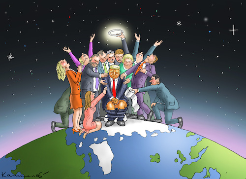 Cartoon: HOLY SHIT (medium) by marian kamensky tagged putin,ukraine,kapitulation,trump,putin,ukraine,kapitulation,trump