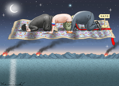 Cartoon: HORMUSMUSS (medium) by marian kamensky tagged strasse,von,hormus,wieder,gesperrt,no,pershings,for,merz,strasse,von,hormus,wieder,gesperrt,no,pershings,for,merz