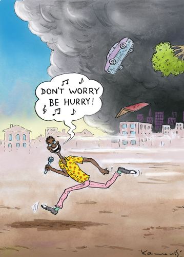 Cartoon: Hurricane Sandy (medium) by marian kamensky tagged hurricane,sandy,usa,new,york,hurricane,sandy,usa,new,york