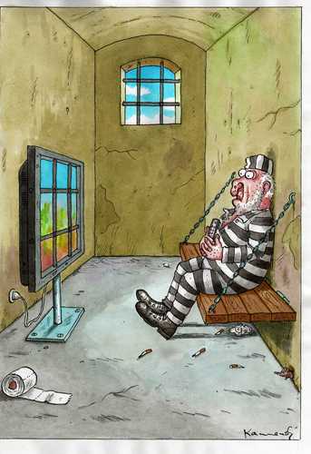 Cartoon: Jail (medium) by marian kamensky tagged humor