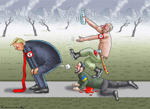 Cartoon: LIEFERSTOPP FÜR DIE UKRAINE (medium) by marian kamensky tagged musk,trump,zuckerberg,bezos,felon,and,elon,in,panama,zölle,diktator,selenskyj,putin,ukraine,lieferstopp,für,die,usa,musk,trump,zuckerberg,bezos,felon,and,elon,in,panama,zölle,diktator,selenskyj,putin,ukraine,lieferstopp,für,die,usa