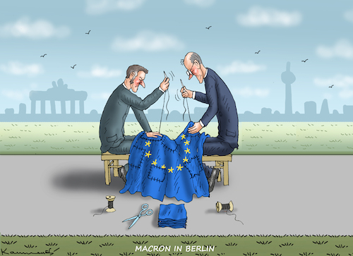 MACRON IN BERLIN MACRON IN BERLIN