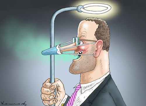 Cartoon: NASENVERSPAHNUNGEN (medium) by marian kamensky tagged chrupalla,bei,lanz,afd,remigration,ard,merz,aschaffenburg,brandmaurer,im,wunderland,jens,spahn,cdu,maskenaffäre,chrupalla,bei,lanz,afd,remigration,ard,merz,aschaffenburg,brandmaurer,im,wunderland,jens,spahn,cdu,maskenaffäre