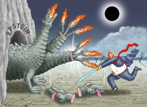 Cartoon: NICHT ENDENDE EPSTEIN STORY (medium) by marian kamensky tagged nicht,endende,epstein,story,trump,skandal,nicht,endende,epstein,story,trump,sex,skandal