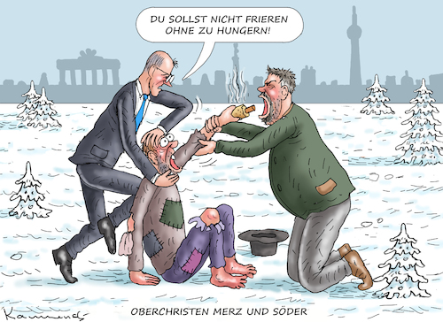 OBERCHRISTEN MERZ UND SÖDER