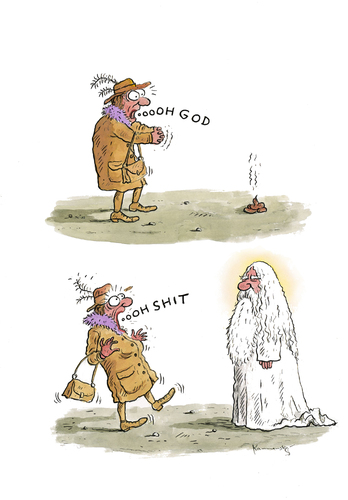 Cartoon: Oh god! (medium) by marian kamensky tagged humor