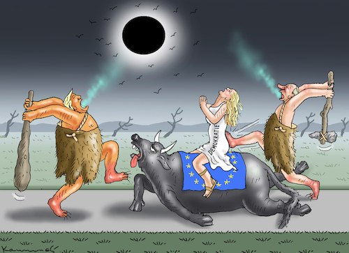 Cartoon: OST-WEST PRIMITIVISMUS (medium) by marian kamensky tagged selenskyj,in,alaska,trump,putin,ukraine,selenskyj,in,alaska,trump,putin,ukraine