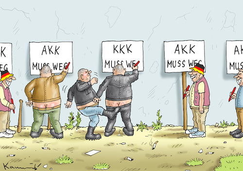 Cartoon: PEGIDA-UMSCHULUNG (medium) by marian kamensky tagged merkel,seehofer,unionskrise,csu,cdu,flüchtlinge,gauland,merz,afd,akk,spahn,pegida,merkel,seehofer,unionskrise,csu,cdu,flüchtlinge,gauland,merz,afd,akk,spahn,pegida