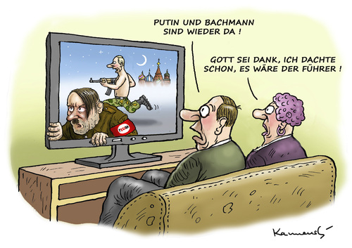 Putin und Bachmann wieder da