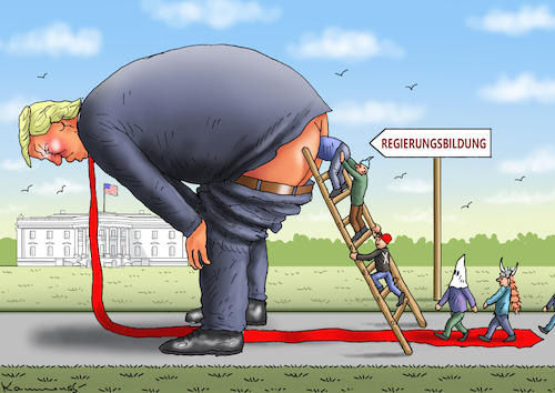 Cartoon: REGIERUNGSBILDUNG (medium) by marian kamensky tagged trump,und,der,hurrikan,milton,us,wahlen,jeff,bezos,dreht,durch,the,washington,post,musk,tesla,regierungsbildung,usa,trump,und,der,hurrikan,milton,us,wahlen,jeff,bezos,dreht,durch,the,washington,post,musk,tesla,regierungsbildung,usa