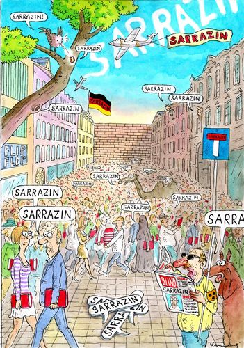 Cartoon: Sarrazinboom (medium) by marian kamensky tagged humor
