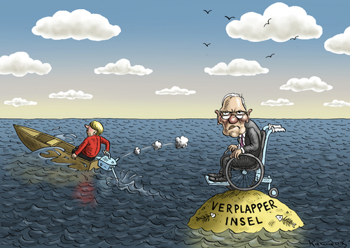 Schäubles Verplapperinsel