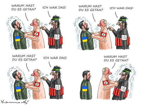 Cartoon: SPÄTREALISIERUNG IN MOSKAU (medium) by marian kamensky tagged terror,in,moskau,is,selenskyj,terror,in,moskau,is,selenskyj