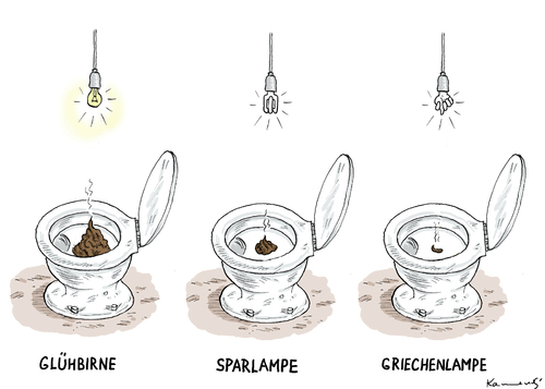 Cartoon: Sparlampenvielfalt (medium) by marian kamensky tagged glühbirnenverbot,eu,richtlinien,sparlampen,glühbirnenverbot,eu,richtlinien,sparlampen