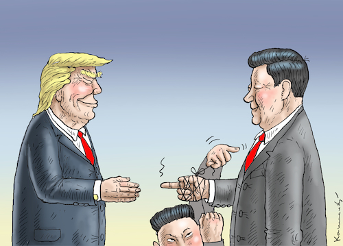 TRUMP TRIFFT BALD XI JINPING