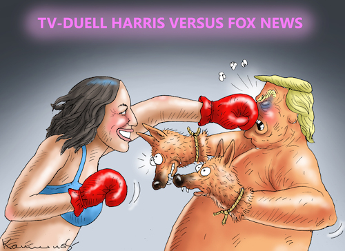 TV-DUELL HARRIS VERSUS FOX NEWS