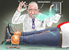Cartoon: ALTERNATIVE WURMTHERAPIE (small) by marian kamensky tagged scharlatan,kennedy
