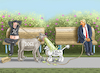 Cartoon: AMERICAN SUMMER (small) by marian kamensky tagged musk,trump,zuckerberg,bezos,felon,and,elon,in,panama,zölle,diktator,selenskyj,putin,ukraine,usa,tesla,doge