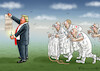 Cartoon: AMERIKANISCHE VERFASSUNG (small) by marian kamensky tagged amerikanische,verfassung,trump