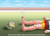 Cartoon: BEI DER NÄCHSTEN WM WIRD MAN SCH (small) by marian kamensky tagged fussball,wm,usa