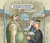 Cartoon: Beschneidung  und Waterboarding (small) by marian kamensky tagged beschneidung,taufe,judaismus,islam,christentum