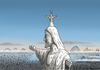 Cartoon: Bleib auf der Zuckerhut (small) by marian kamensky tagged papstrücktritt,benedikt,vatikan,katholische,kirche,konklave,papstwahl,franciskus,in,brasilien