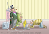 Cartoon: CORONA MACHT REICHE NOCH REICHER (small) by marian kamensky tagged coronavirus,epidemie,gesundheit,panik,stillegung,trump,pandemie