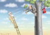 Cartoon: DARWIN BESUCHT ERDOGAN (small) by marian kamensky tagged darwin,besucht,erdogan,evolutionstheorie