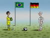 Cartoon: Deutschland Brasilien (small) by marian kamensky tagged fifa,wm,brasilien,katar,korruption,fussball,deutschland,sepp,blatter,papst,franziskus