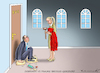 Cartoon: Dobrindt vs Brosius-Gersdorf (small) by marian kamensky tagged dobrindt,frauke,brosius,gersdorf