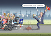 Cartoon: ERDOWAHN IM RAUSCH (small) by marian kamensky tagged tourismusretter,erdogan,waldbrände,türkei