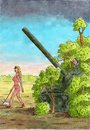 Cartoon: Erektion (small) by marian kamensky tagged humor millitär soldaten panzer krieg sex anschlag