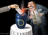 Cartoon: EU-PRÄSIDENT ANTONIO TAJANI (small) by marian kamensky tagged eu,präsident,antonio,tajani,berlusconi