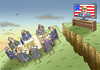 Cartoon: EU ERDRUTSCH (small) by marian kamensky tagged obama trump präsidentenwahlen usa baba vanga republikaner demokraten tv duell versus clinton supermond faschismus