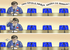 Cartoon: EU Parlamentsbefragung (small) by marian kamensky tagged pis,kaczynski,szydlo,rechtsdruck,weihnachten,silvester