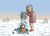 Cartoon: FRENCH ICE BUCKED CHALLENGE (small) by marian kamensky tagged happy,new,year,2015,marine,le,pen,putin,front,national,faschismus,nationalismus