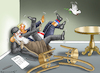 Cartoon: FRIEDENSTAUBENSCHRECK (small) by marian kamensky tagged strasse,von,hormus,wieder,gesperrt