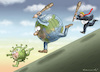 Cartoon: GEFÄHRLICHER TRUMPISMUS (small) by marian kamensky tagged coronavirus,epidemie,gesundheit,panik,stillegung,trump,pandemie