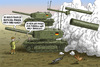 Cartoon: Gepard-Panzer nach Brasilien (small) by marian kamensky tagged fussbal,wm,brasilien,gepard,panzer